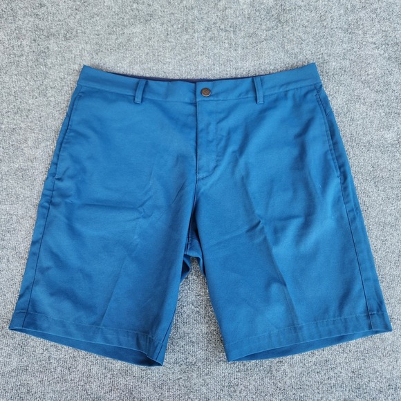 Puma Golf Shorts Mens Size 36 Blue Performance Athletic Casual - Picture 1 of 7
